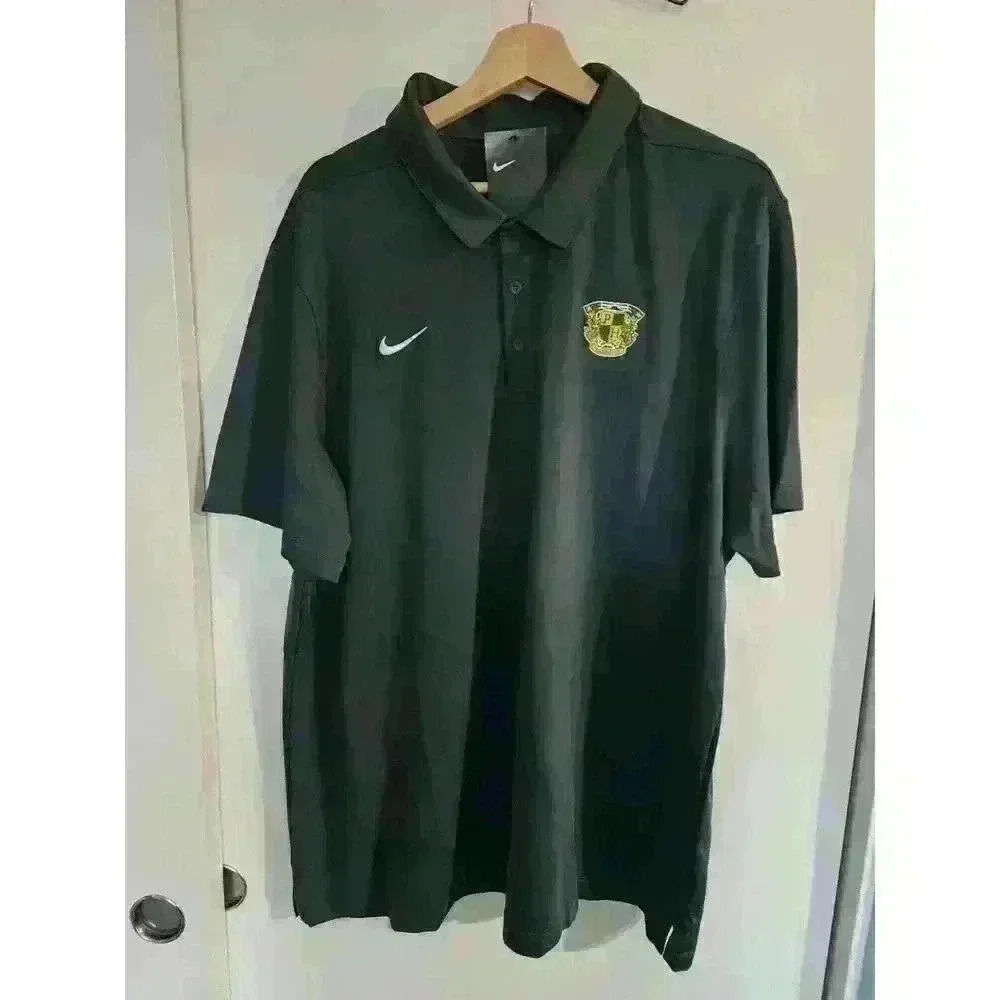 NWT NIKE Men's Dri-Fit Short Sleeve Patriots Gray Polo Shirt SZ XXL.‎